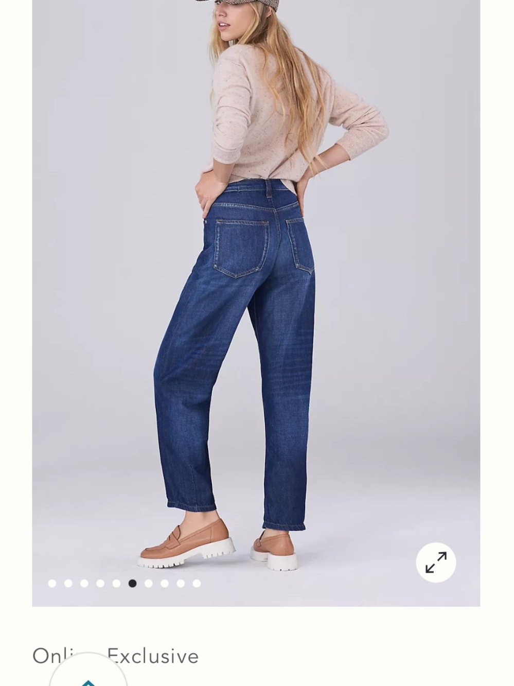 Nwot Pilcro The Breaker
Relaxed Jeans dark wash barrel fall denim casual $200 - Picture 4 of 16